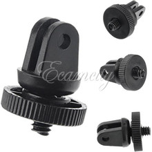 1pcs Mini Tripod Adapters with 1/4 screw Connecting Monopod Mount for Gopro HD Hero 3 2 1 Camera Parts Accessories