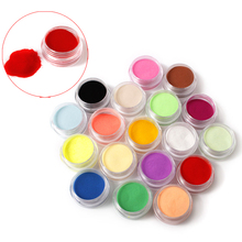 18 Different Colors Nail Art Glitter Powder Dust Decoration Fashion acrylic nail powder