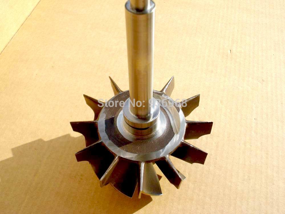 HX40 Turbo parts Turbine shaft and wheel size 64mm 76mm for turbo replacement AAA Turbocharger Parts