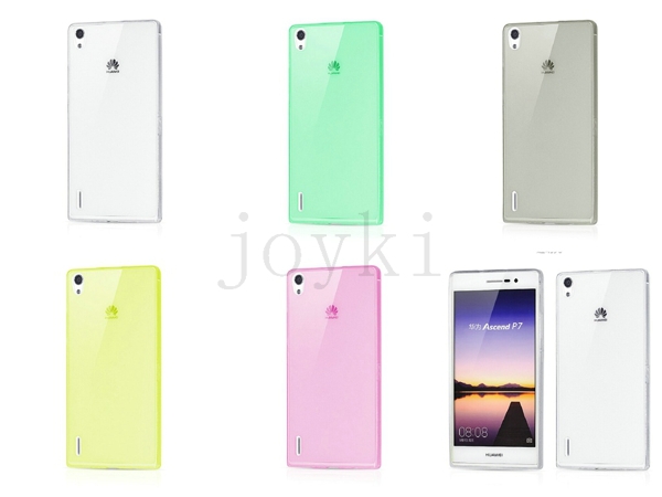 Soft TPU Case for Huawei Ascend P6 0 3mm TPU Silicon back Transparent Cover mobile phone