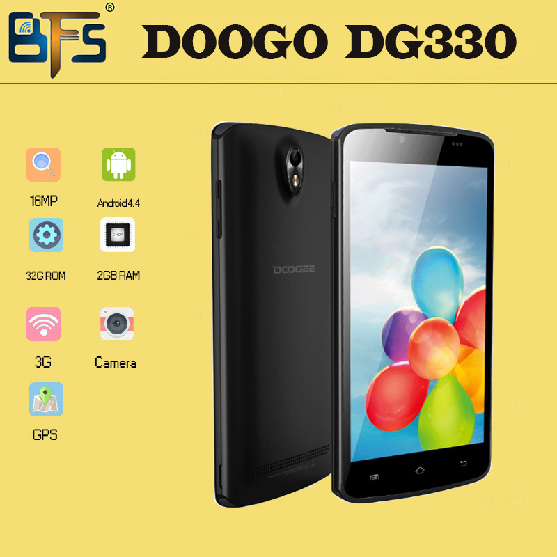 Free shipping Original Doogee MINT DG330 Smartphone MTK6582 Quad Core Android 4 2 1GB RAM 4GB