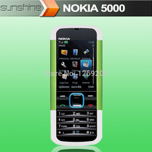 Original Nokia 5000 Unlocked Cell Phones FM Camera GSM Feature Phones Mobile Phones Free Shipping