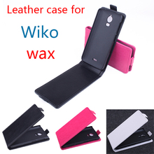 For Wiko wax Business Protective Phone Bag PU Leather Flip Shell Back Cover Wallet Book Case