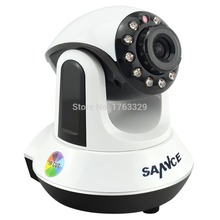 SANNCE 720P Wireless P2P Smartphone IR Cut Motion Detection Remote Day Night Vision Pan Tilt Network