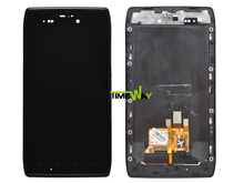 10PCS OEM for motorola moto XT910 XT912 lcd diplay touch screen digitizer assembly replacement parts + Frame + free DHL/EMS