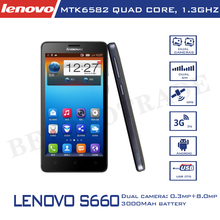 Original Lenovo S660 Cell Phones MTK6582 Quad Core Mobile Phone 4.7” IPS Screen 1G RAM 8G ROM 8.0MP Camera 3000mAh Battery