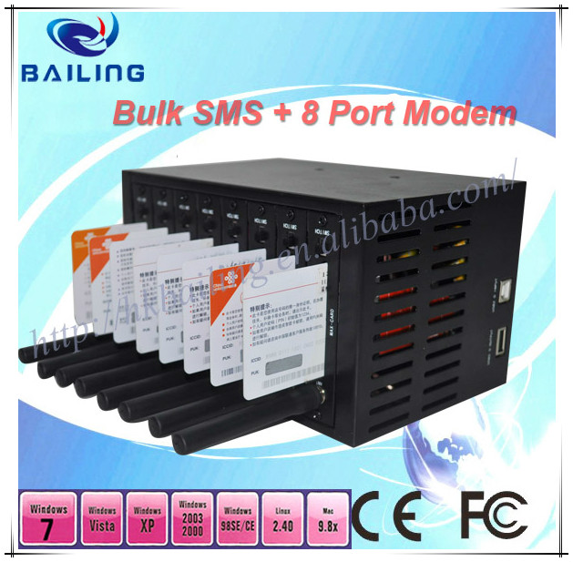 Купить BULK sms 8 порта gsm модемов на базе модуля mc55 в интернет ...