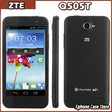 Original ZTE Q505T 4.5 inch Android 4.3 Smart Phone MSM8926 Quad Core 1.2GHz RAM 1GB+ROM 4GB Single SIM GSM 2000mAh Phones