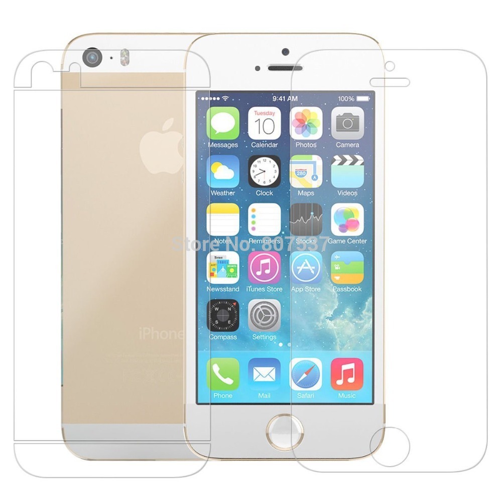 Anti Glare Matted Front Back Screen Protector for iPhone 5 5S Screen Protective Film Matte Screen