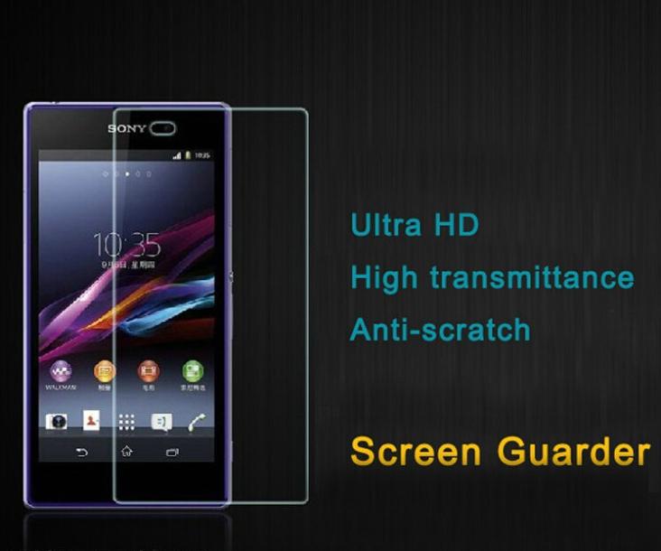 Top Quality 0 26mm Ultrathin Premium Tempered Glass Film For Sony Xperia M2 D2303 Screen Protector
