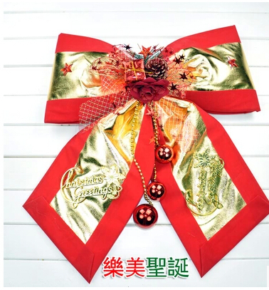 Christmas-decoration-christmas-bow-Large-fabric-bow-Christmas ...