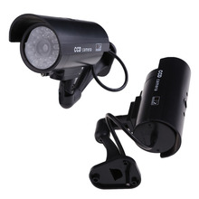 Free shipping Popular Free shipping Wondeful Outdoor Indoor Fake Surveillance Security Dummy Camera Night CAM LED Light