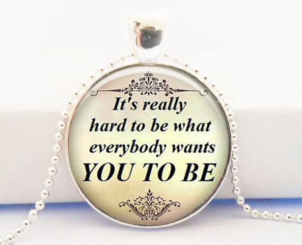 Demi Lovato Quote Necklace Song Lyrics Love Music Jewelry Quote Word Pendant necklace