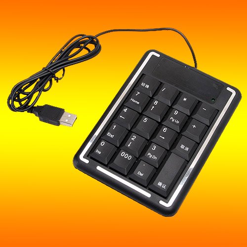Купить USB 2.0 19 ключей цифровой клавиатуры номер клавиатуры мини ...