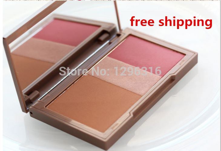 1PCS free shipping 2014 new nake urban brand makeup blush flushed blusher Bronzer Highlighter Blush 3