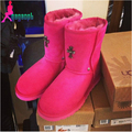 New Winter Boots For Women High-heeled Fringed Boots High-top Boots
