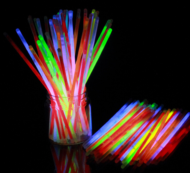 7 Colour Options Festival Rave Party Disco 50x 22/" Glow Necklaces /& Connectors
