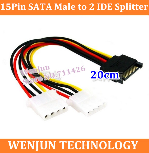 Купить жесткий диск sata питания кабель питания 4pin ide molex на 2 3 4 ...