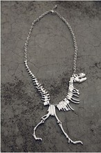 2014 women hot fashion jewelry 5 and dinosaur fossils pendant 22 X4 necklace EB58 free shipping