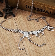 2014 women hot fashion jewelry 5 and dinosaur fossils pendant 22 X4 necklace EB58 free shipping