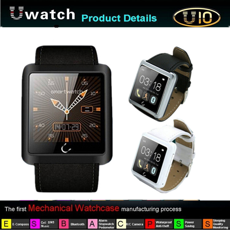 New 1 54 Inch U10 U Smart Anti lost Bluetooth Watch Waterproof Smart Android Watch For