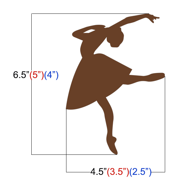 Ballet Dance Studio Pirhouette Dance Life Ballerina Decal For Macbook or Car Window 11 13 15