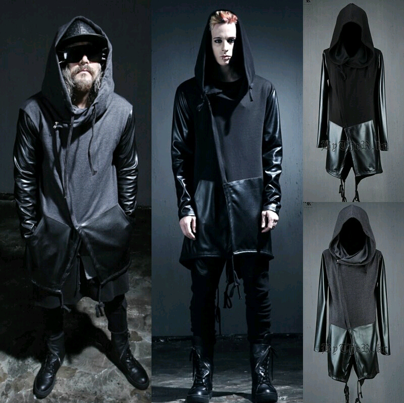 2015 Fashion Cheap Mens Pea Coat With Hood Double Breasted Long