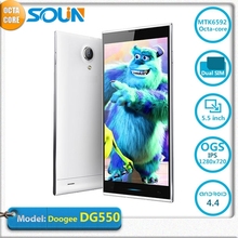 In Stock!Original Doogee DAGGER DG550 5.5 inch OGS MTK6592 Octa Core 1.7GHz Android 4.4 Smart Phone 16GB ROM WCDMA