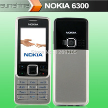 Original Nokia 6300 Unlocked Cell Phones FM Camera GSM Feature Phones Mobile Phones Free Shipping