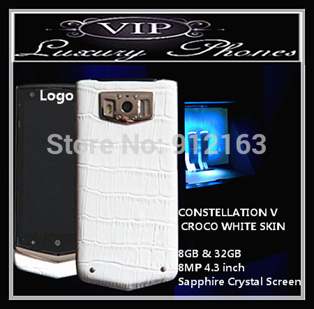Good Quality Unlocked New Latest Updated Luxury Phones CONSTELLATION V Crocodile Skin Smartphone Limited Edition