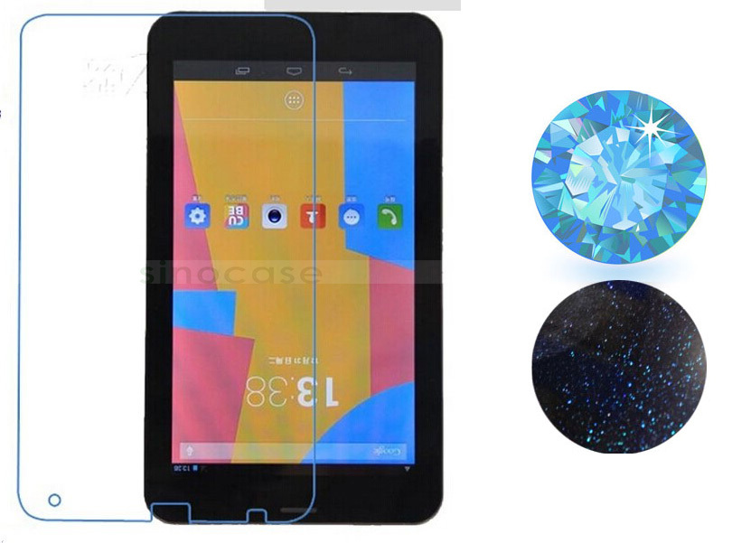 Nobility Sapphire Blue Diamond Screen Protector For CUBE Talk 7X Octa Core U51GT Tablet Sparkling Protective