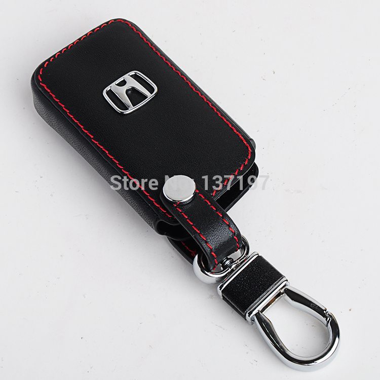 Leather honda car key rings #6
