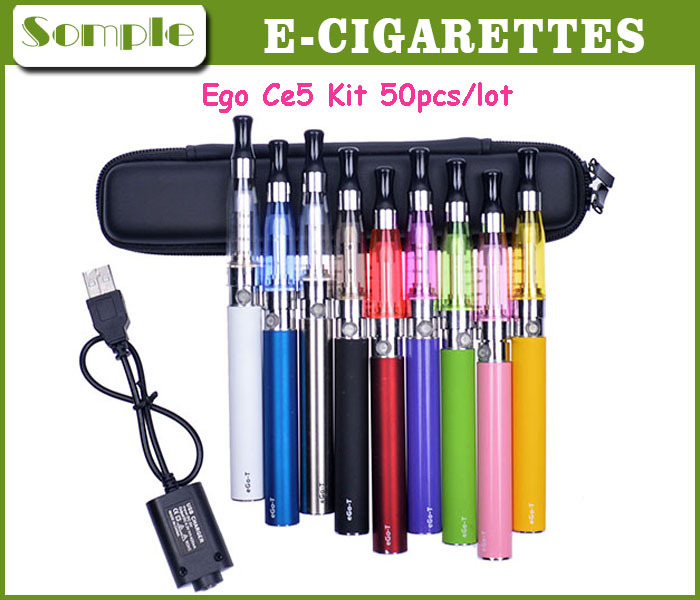 Ego Ce5 E Cigarette Kit Single Cigarette With Mini Zipper Carry Case Contain 1 Atomizer 1
