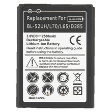 2500mAh Replacement Rechargeable Mobile Phone Battery for LG L70 L65 D285