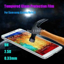 2014 New 0.33mm Premium Tempered Glass For Samsung Galaxy Note 3 Screen Protector Premium Protective film With Retail Package