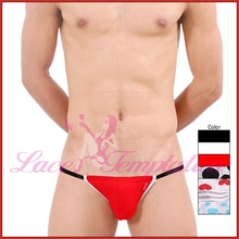 free size Brand Good quality cotton gay men underwear low-waist men’s briefs thin strap jockstrap male bikinis 13005