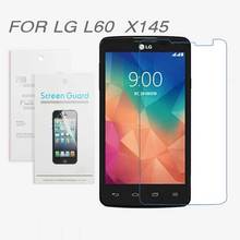 For LG L60 X145,New 2014 free shipping 3x CLEAR Screen Protector Film For LG L60 X145 + Cleaning cloth