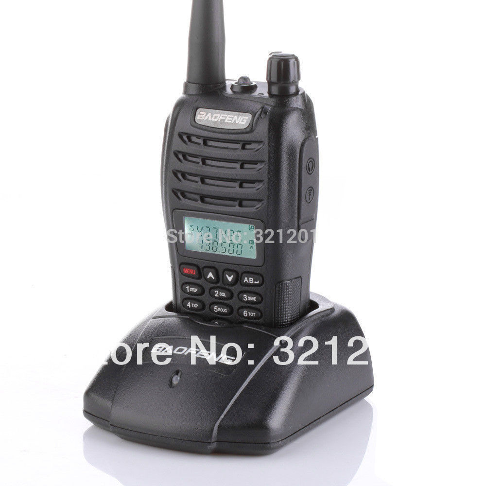  Black BaoFeng UV B6 Dual Band Two Way Radio 136 174MHz 400 470 MHz walkie