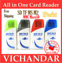 hub usb consumer electronics cartao de memoria 64gb usb 2.0 all in 1 multi card reader cartao sd chip card writer mini sd reader