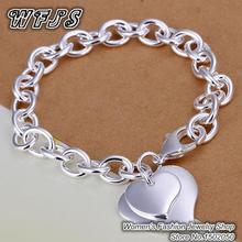 H279 Free Shipping Latest Women Classy Design 925 silver plated bracelet Factory Direct Sale charm bracelets Fashion Jewelry