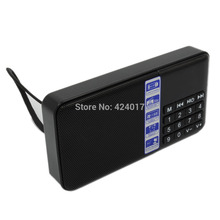 Portable Mini Lcd Digital Micro FM Radio Speaker USB TF Mp3 Alarm Clock Player