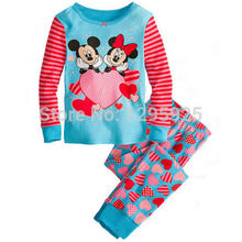 Gift Min Mic key Top Leggings Baby Kids Girls Nightwear Pj s Sleepwear 1 8Y
