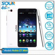 Original ZTE Nubia Z7 mini lte 4G FDD smart phone Qualcomm MSM8974AA 2 0GHz 5 0