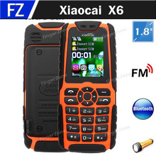 In Stock Xiaocai X6 Rugged Phone With Flashlight Shockproof Dustproof Dual SIM Outdoor 5000Mah Power Bank Torch Bar Phone