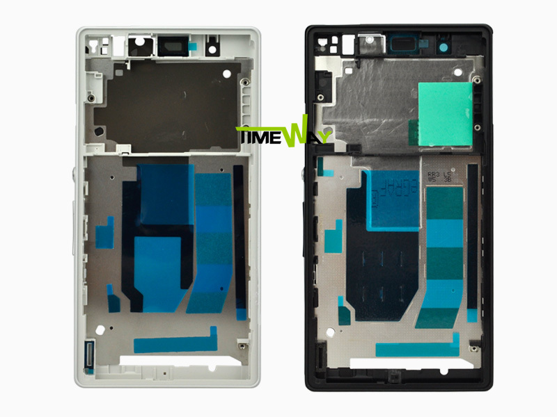 10pcs Original middle Frame housing For Sony Xperia Z C6603 L36 L36h LT36 tape Black purple