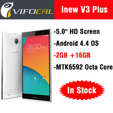 Original Inew V3 Plus Smart Mobile Phone MTK6592 Octa Core Android 4.4 OS 5.0” HD Gorilla Glass 2G RAM 16GB ROM WCDMA 3G GPS