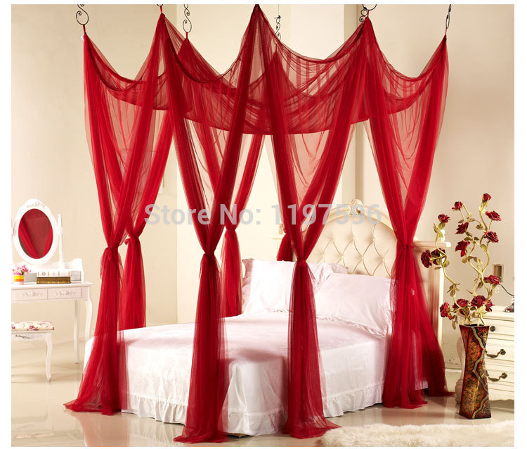 Prices on Red Bed Canopy- Online Shopping/Buy Low Price Red Bed Canopy ...