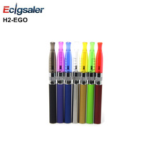 1pcs/lot High quality H2 eGo e-Cigarette Kit  2.0ml H2 atomizer with 650/900mah eGo battery for Plastic packing box