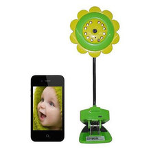 Free shipping Baby Monitor Wifi Camera DVR Night Vision Mic For IOS Andriod Smartphone