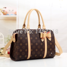 Retail 2014 Fashion Brand designer louis* handbags women High quality genuine Leather Vintage casual-bag Shoulder messenger bags